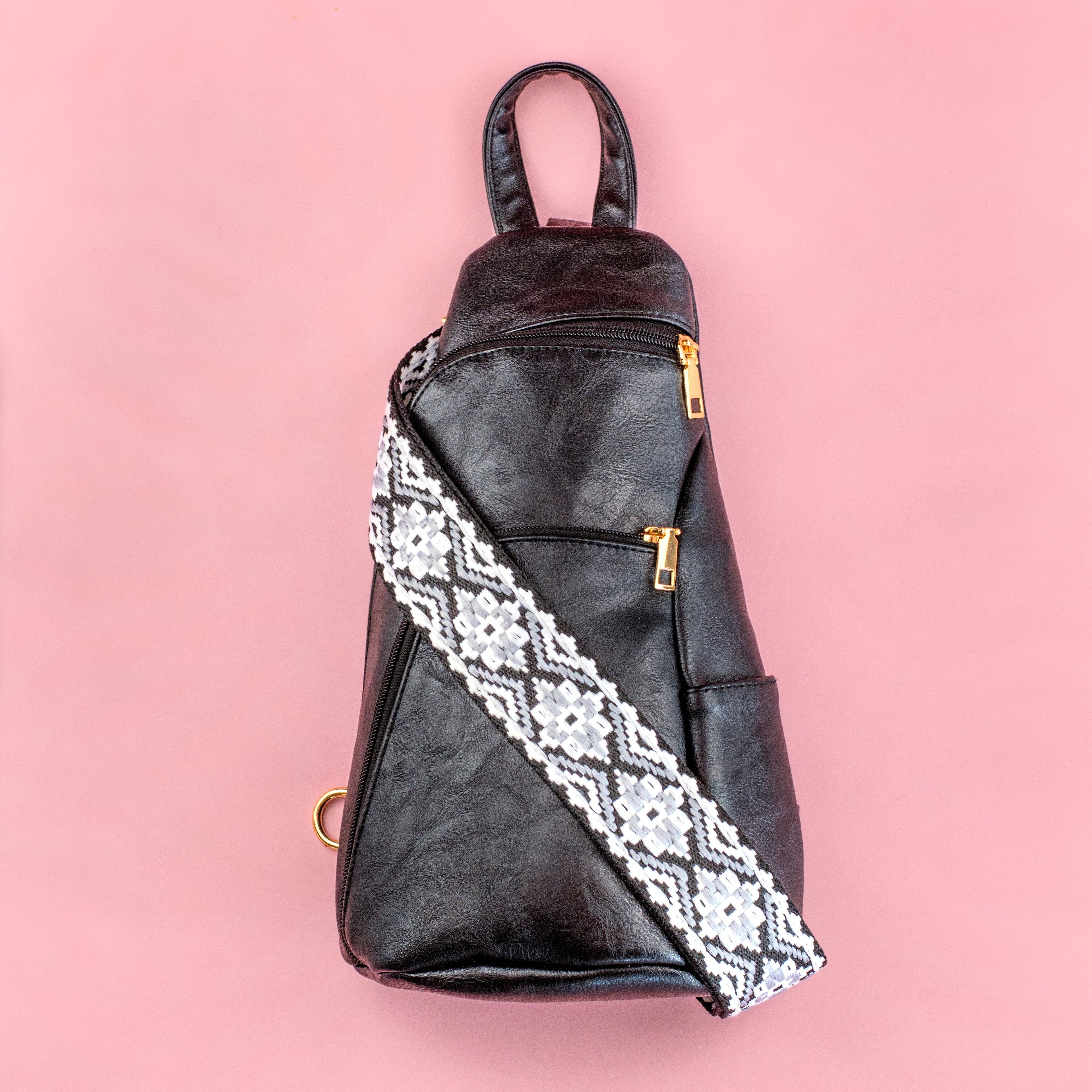 Evie Vegan Leather Crossbody Sling Bag