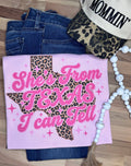 She's From Texas SUBLIMATION TEE