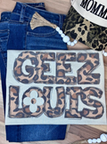 Geez Louis Leopard Sublimation Tee